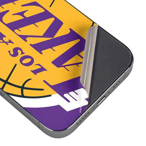 NBA Los Angeles Lakers Large Logo iPhone 16e Skin